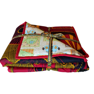 Let's Go On An Adventure Reversible Baby Blanket