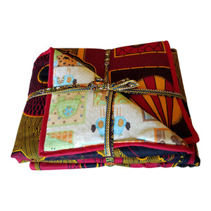 Let's Go On An Adventure Reversible Baby Blanket