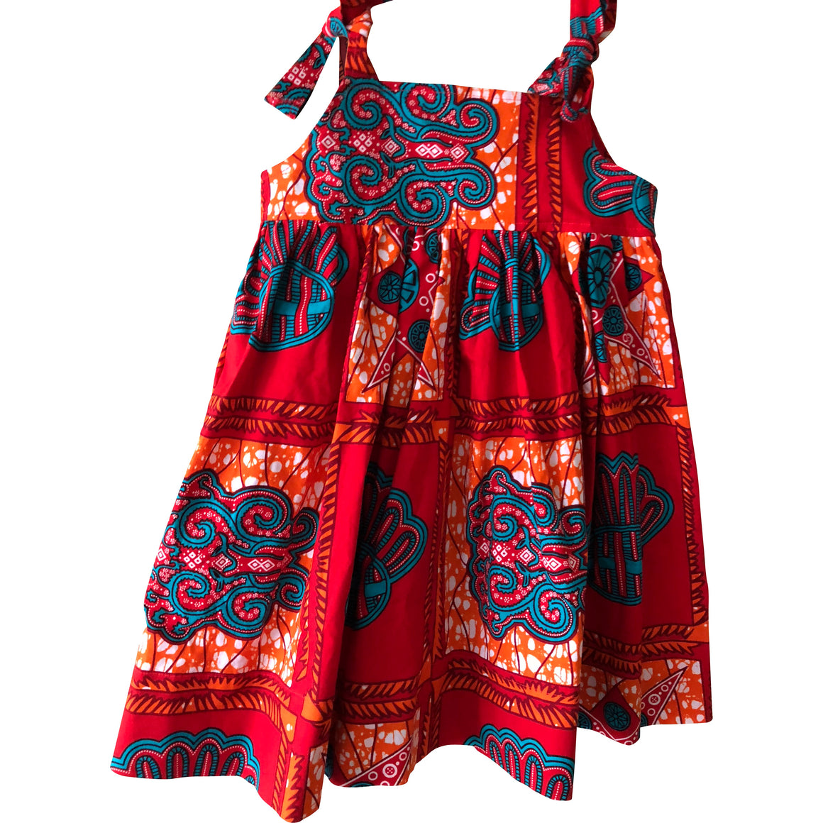 Jada Orange Shells Dress