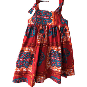 Jada Orange Shells Dress